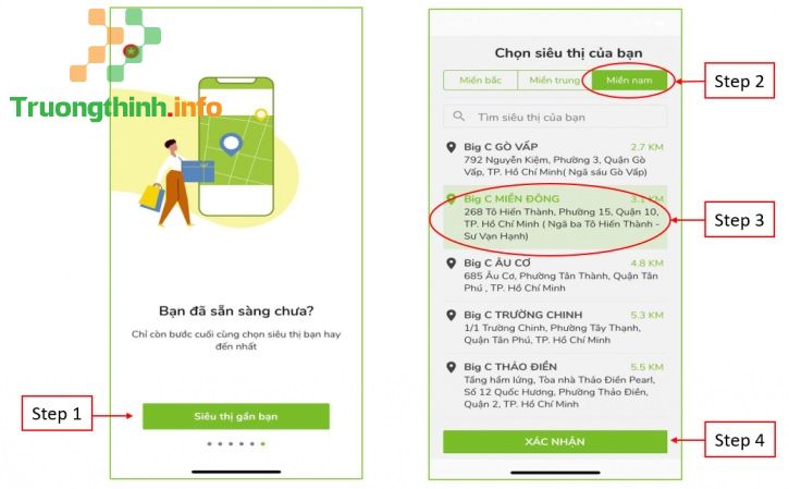                       Cách đặt mua hàng online siêu thị Big C giao hàng tận nhà