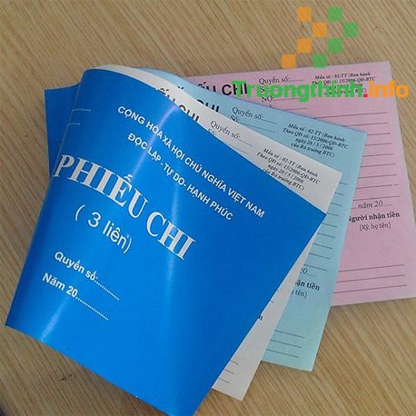 Dịch Vụ Thiết Kế Biên Nhận – Phiếu Thu – Phiếu Chi Quận Thủ Đức