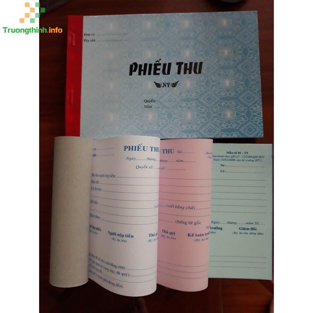 Dịch Vụ Thiết Kế Biên Nhận – Phiếu Thu – Phiếu Chi Huyện Nhà Bè