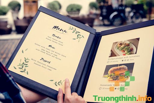 Dịch Vụ Thiết Kế Thực Đơn – Menu Quận 3