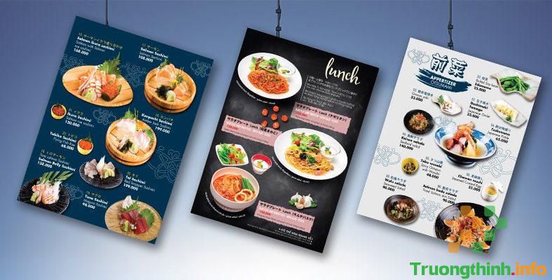 Dịch Vụ Thiết Kế Thực Đơn – Menu Quận 8