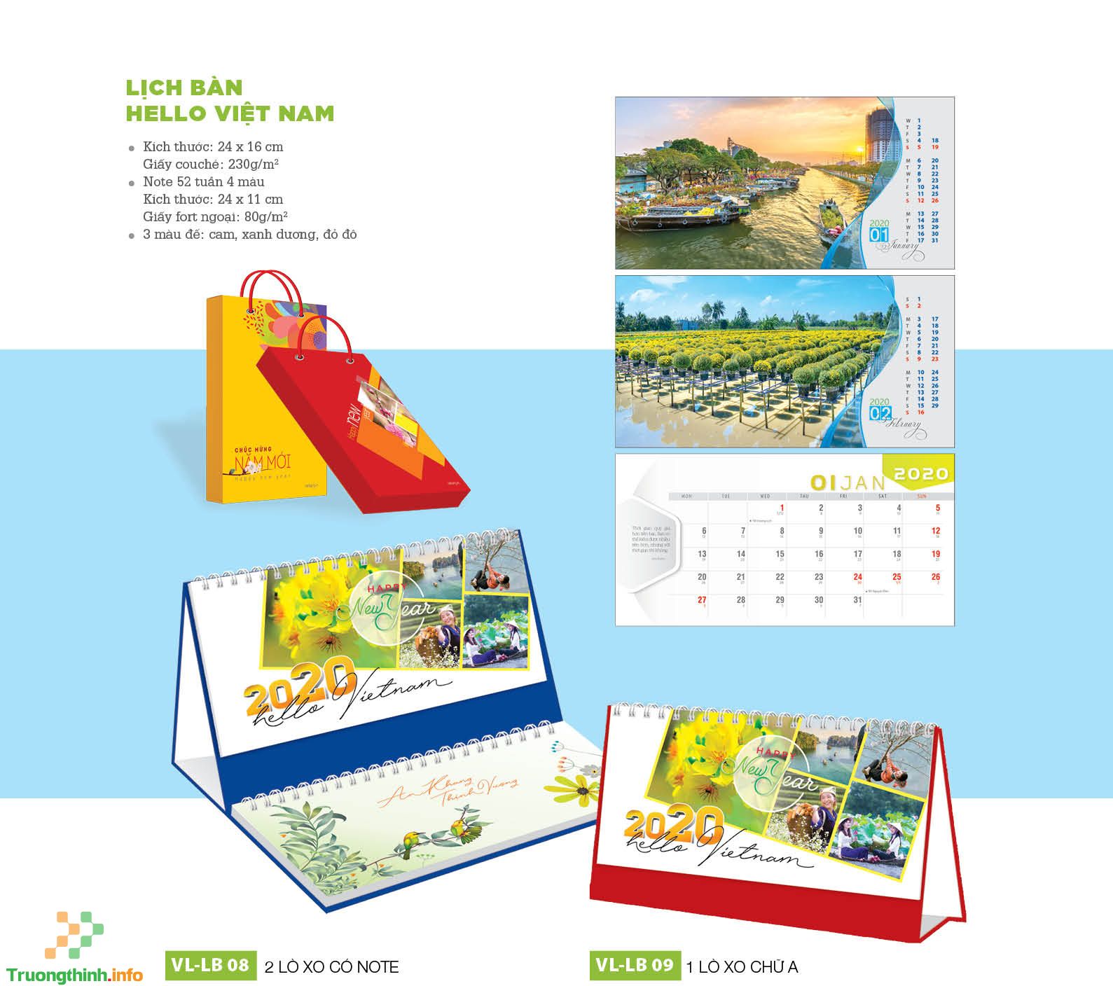  Dịch Vụ Thiết Kế Lịch Để Bàn - Treo Tường Quận 1