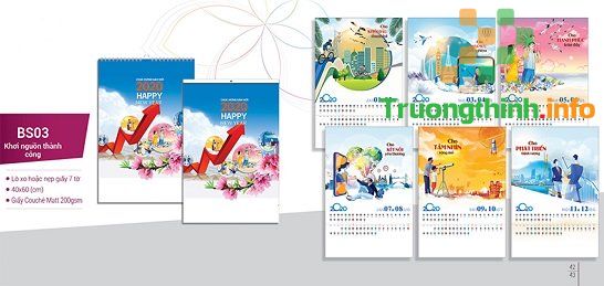  Dịch Vụ Thiết Kế Lịch Để Bàn - Treo Tường Quận 2