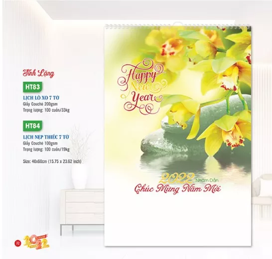  Dịch Vụ Thiết Kế Lịch Để Bàn - Treo Tường Quận 2
