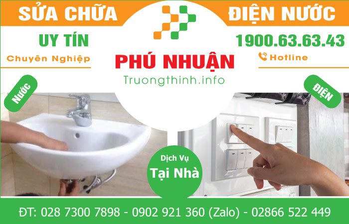 Sửa Điện Nước Quận Phú Nhuận