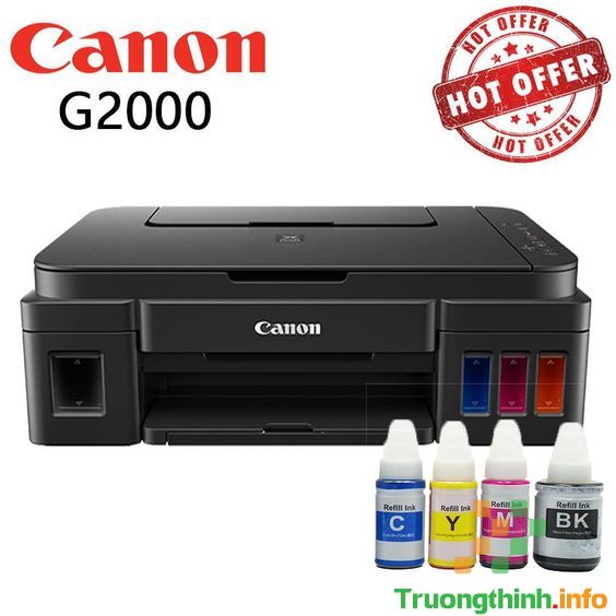 【Canon】 Dịch vụ nạp mực máy in Canon PIXMA G2000 – Bơm thay tại nhà