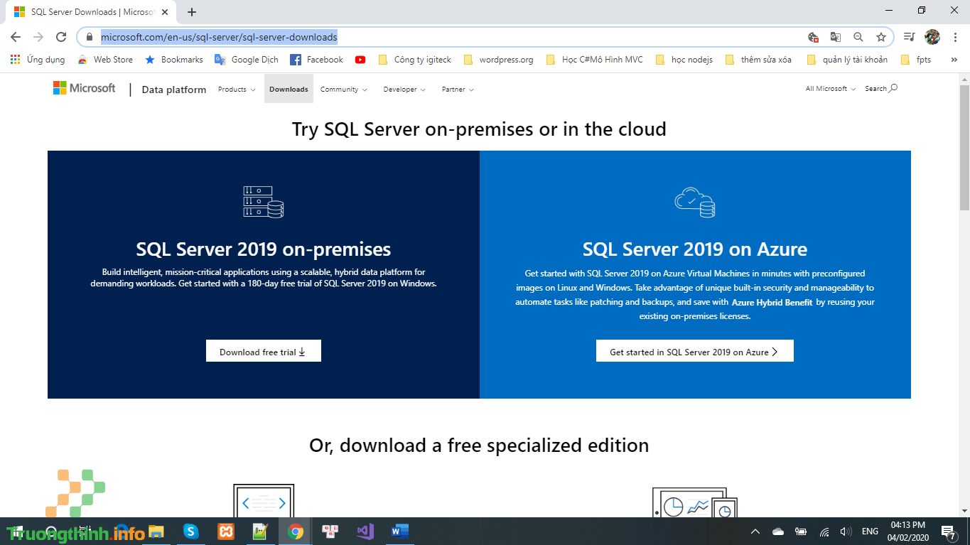 Cài Đặt SQL Server Giá Bao Nhiêu - Cài Ở Đâu?