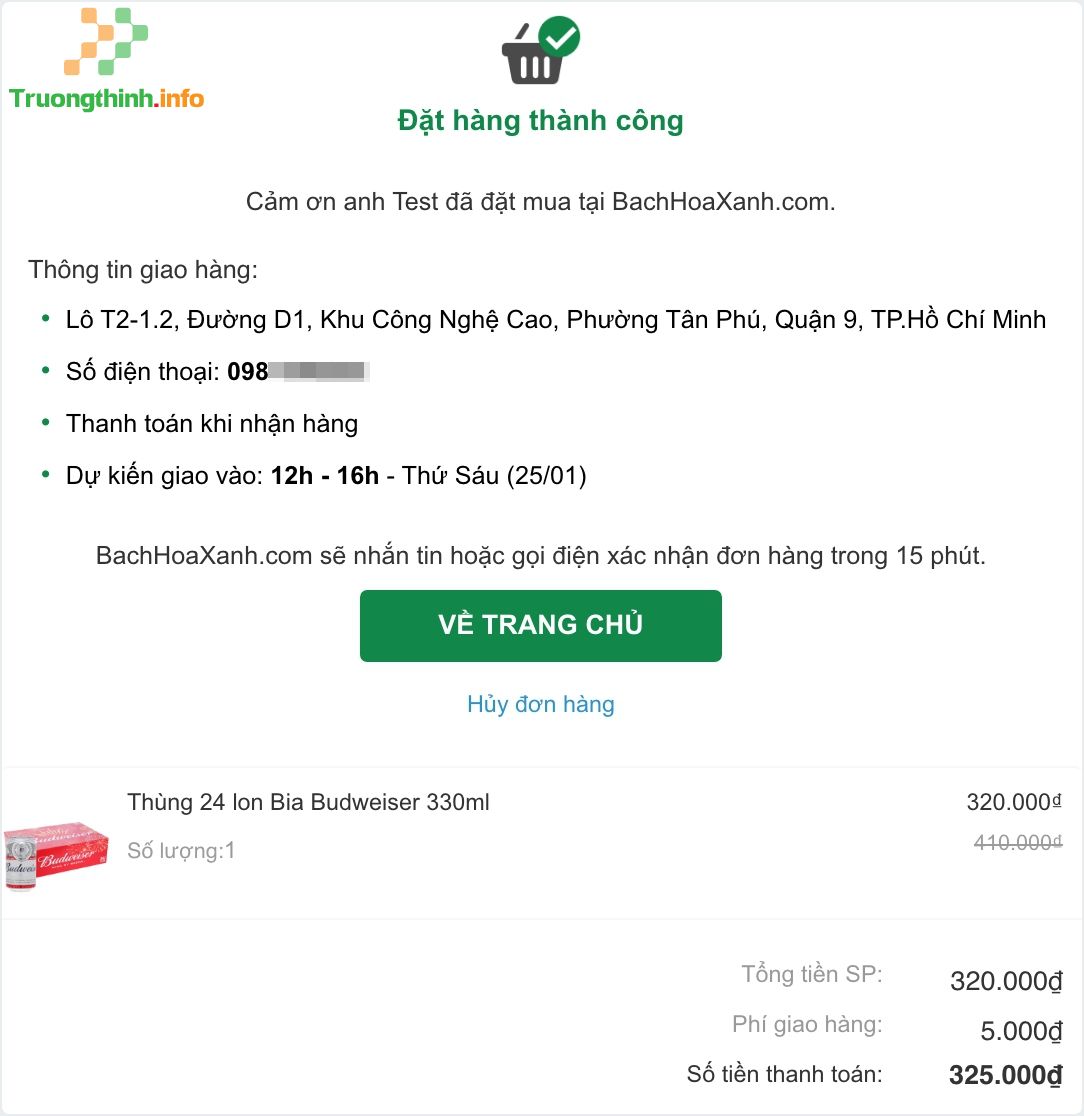  Hướng Dẫn Đặt Hàng Online Bách Hóa Xanh Giao Tại Nhà