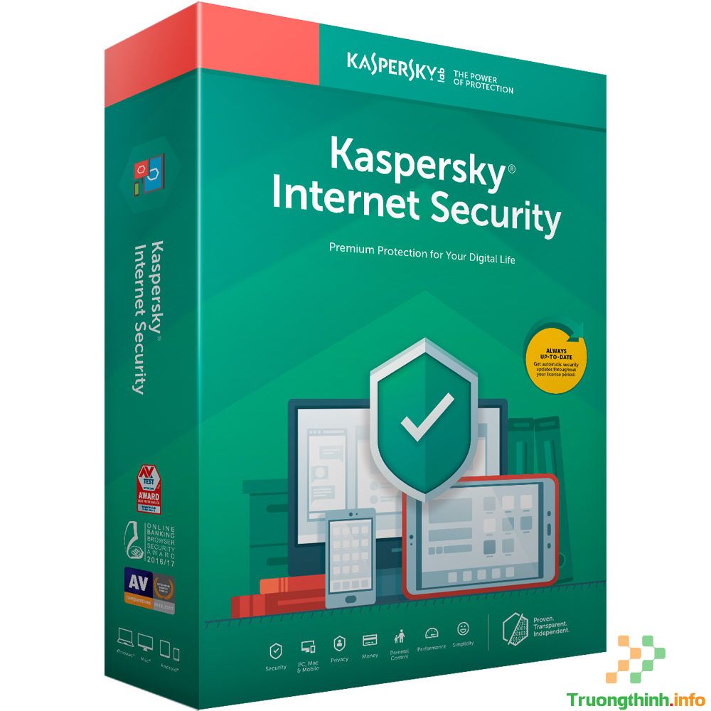  Kaspersky Internet Security 1 năm 1 user  