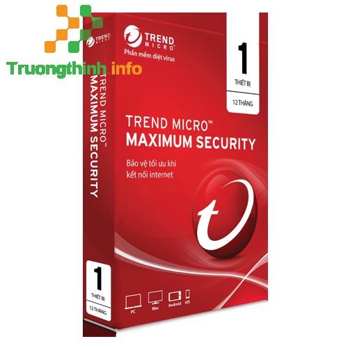  【1️⃣】Bản quyền Trend Micro Maximum Security All-in-one Protection 1 năm 1 user  