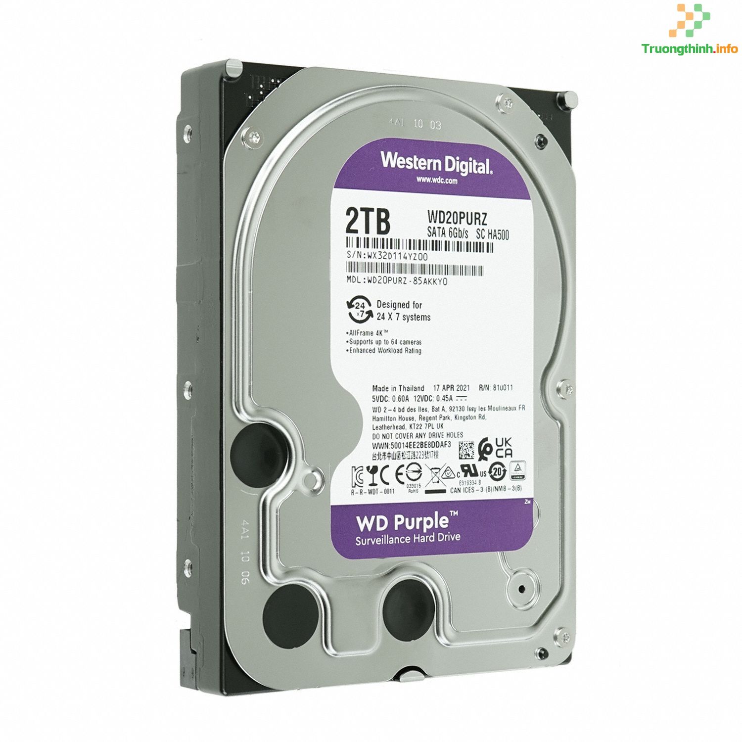 Top 10 Địa Chỉ Bán Ổ cứng HDD 1TB đến 2TB Giá Rẻ Nhất Ở Huyện Hóc Môn