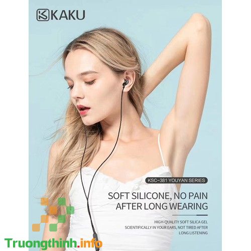 1️⃣【Shop】Tai Nghe Nhét Tai Kaku Ksc-381 Black ™ Trường Thịnh Giá Sỉ