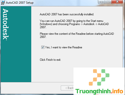 Hướng dẫn cài đặt Adobe Autocad 2007
