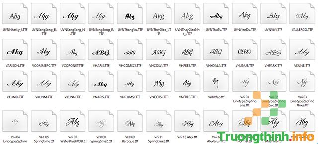 Link Tải Font Chữ Viết Tay