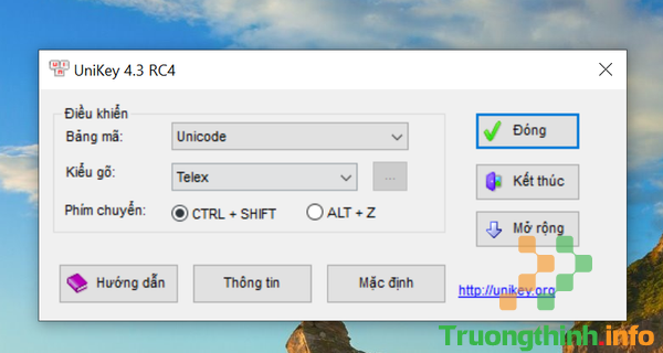 Bộ gõ tiếng viết Unikey - Tải về miễn phí | Trường Thịnh Group