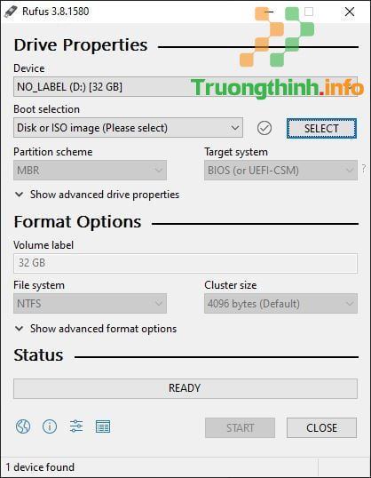 Đặc Điểm Phần Mềm Tạo USB Boot Rufus | Trường Thịnh Group 
