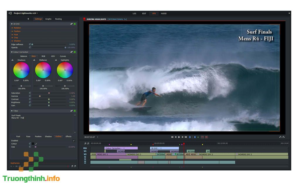 Phần mềm chỉnh sửa video clip Lightwork Editor | Trường Thịnh Group 