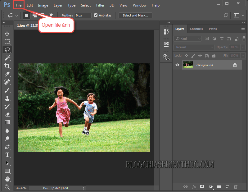 Hướng Dẫn Cách Làm Mờ Hậu Cảnh Trên Photoshop