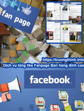 Dịch vụ tăng like page bán hàng facebook