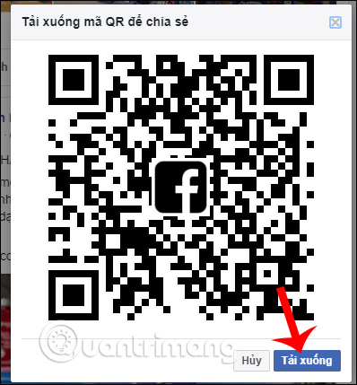 Giao diện mã QR