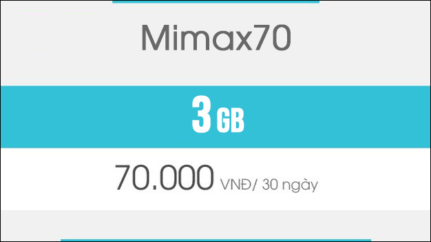 Hướng dẫn đăng ký gói MIMAX70 Viettel