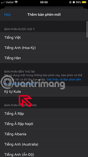 ký tự đặc biệt liên quân mobile