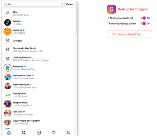 Tải Desktop for Instagram