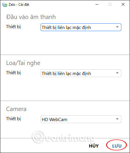 Cách gọi video nhóm chat Zalo PC