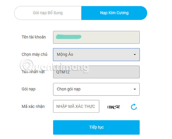 nạp kc au mix