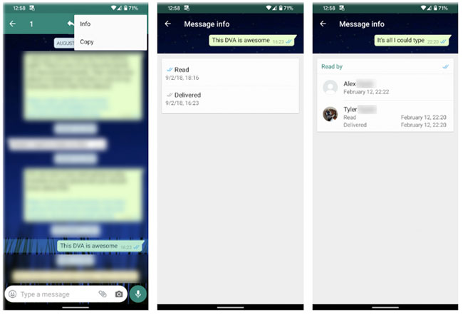 Cách xem thời gian chính xác tin nhắn WhatsApp được đọc Thời gian Delivered (tin nhắn được gửi) và Read (tin nhắn được đọc)