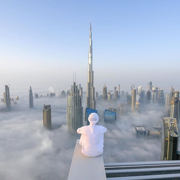 Loạt ảnh chụp từ trên cao chứng minh Dubai là 'vùng đất đến từ hành tinh khác' Thành phố trên mây 3