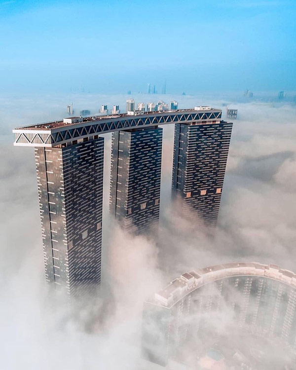 Loạt ảnh chụp từ trên cao chứng minh Dubai là 'vùng đất đến từ hành tinh khác' Thành phố trên mây 6