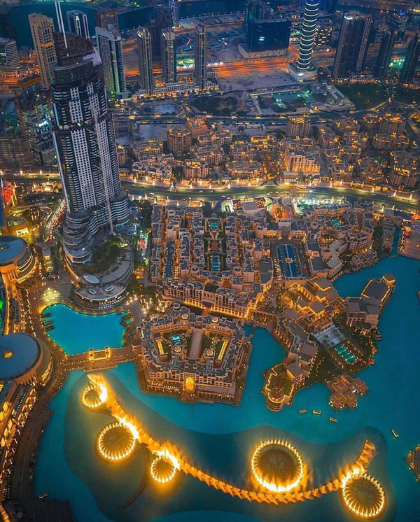 Loạt ảnh chụp từ trên cao chứng minh Dubai là 'vùng đất đến từ hành tinh khác' Dubai sẽ trở nên rực sáng tuyệt đẹp khi màn đêm buông xuống 2