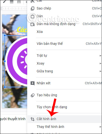 Cắt hình ảnh
