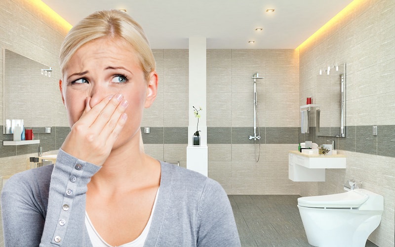 Nhà vệ sinh có mùi hôi gây khó chịu, stress