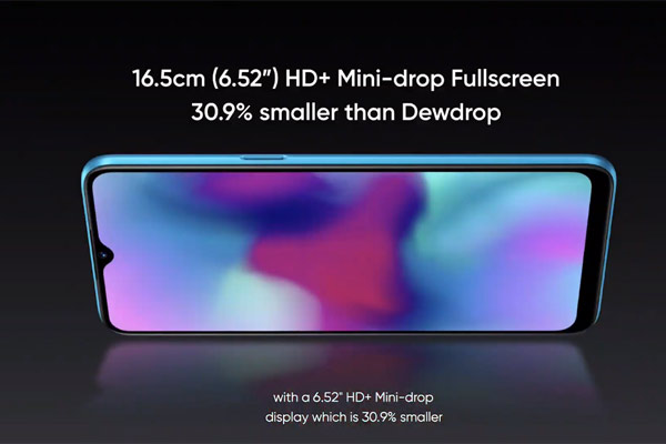 Realme C3 chính thức ra mắt, chip MediaTek Helio G70, cụm camera kép và Realme UI hoàn toàn mới Realme C3 sở hữu màn hình giọt nước Fullscreen 6.52''