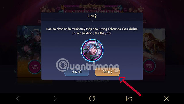 event nữ thần liên quân