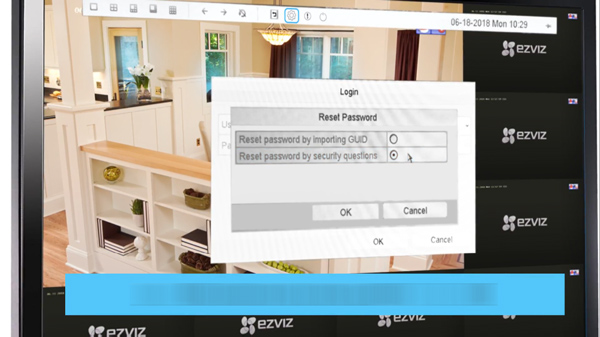 Lựa chọn khôi phục mật khẩu cho camera wifi Ezviz