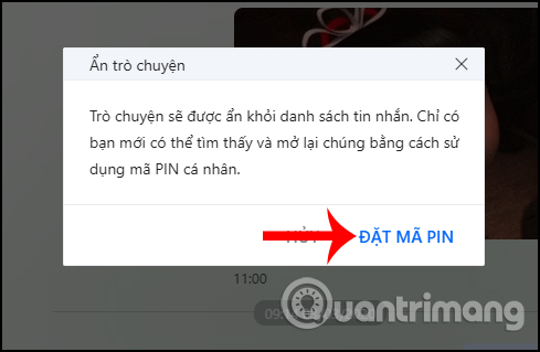 Đặt mã PIN 