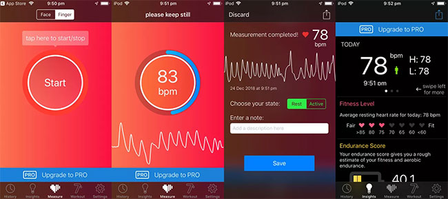 7 ứng dụng theo dõi nhịp tim tốt nhất năm 2020 Cardiio