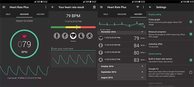 7 ứng dụng theo dõi nhịp tim tốt nhất năm 2020 Heart Rate Plus