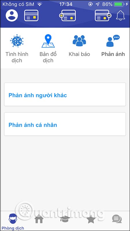 Phán ảnh về tình hình bệnh