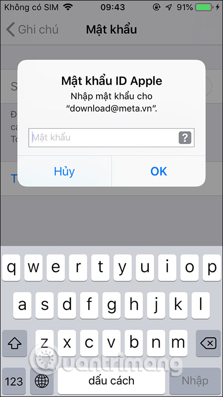 Mật khẩu Apple ID