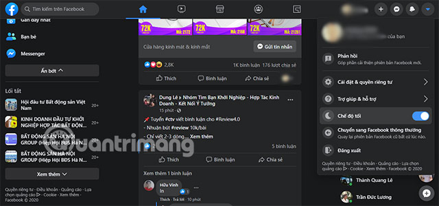 Cách đổi giao diện Facebook mới 2020