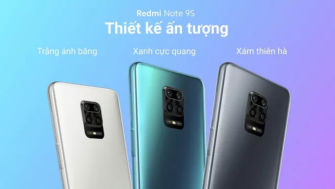 Redmi Note 9S: Snapdragon 720G, camera 48MP, pin 5020mAh, giá từ 5,49 triệu đồng