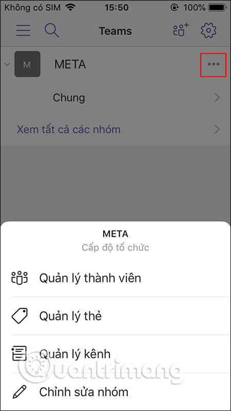 Tùy chọn nhóm 