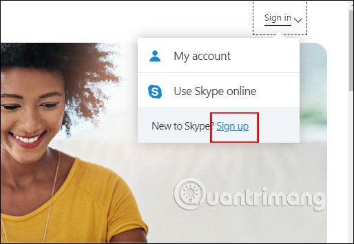 Skype web