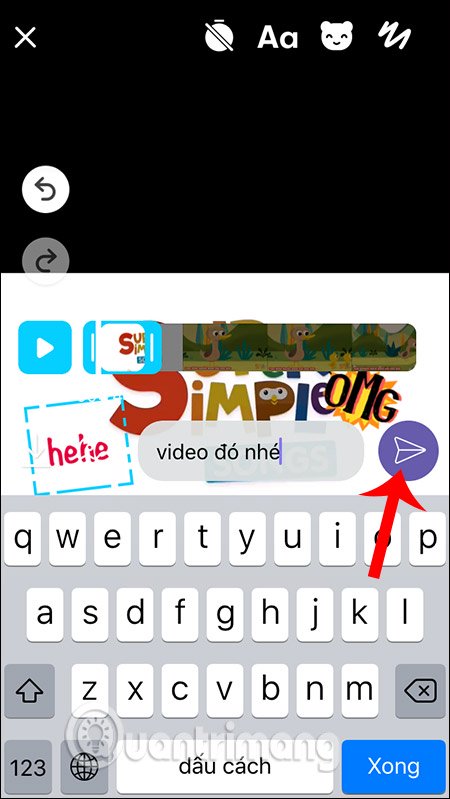 Cách cắt video trên Viber