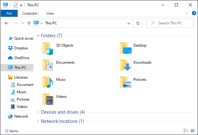 Cách sử dụng File Explorer không cần chuột trên Windows 10 Điều hướng thư mục