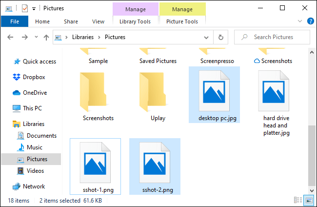Cách sử dụng File Explorer không cần chuột trên Windows 10 Chọn nhiều file